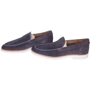 NIOB ALLEN EDMONDS Wilder Loafers # 4665 Brown Suede Slip On Shoes Men's 13 D